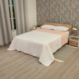 Cubrelecho Termosellado Cotton Sense Rosa para Cama King 200 X 200 Cm Fondo Entero - TENDIDOS Y CUBRELECHOS | Bylmo