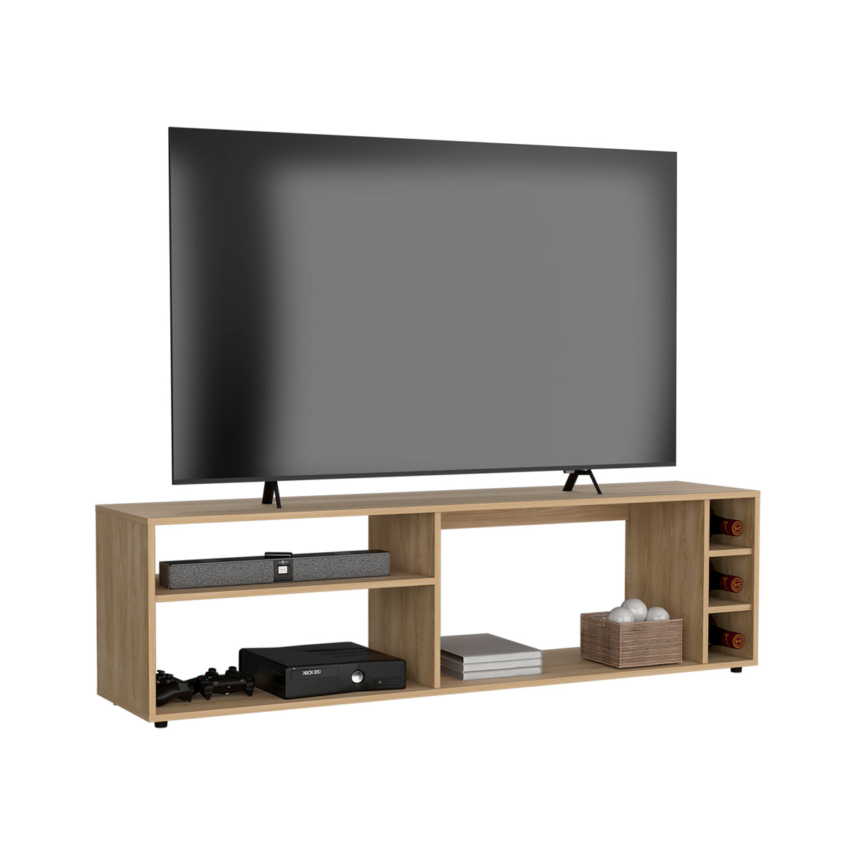 Rack de TV Suxta Fresno 160x45.4cm para TV Hasta 60