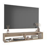 Rack de TV Cartagena 150x26.5cm para TV Hasta 65" Pulgadas Flotante con Dos Compartimientos y con Ranuras para Cables - MUEBLES DE TV | Bylmo