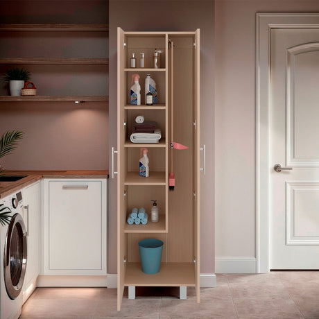 Mueble de Aseo Nala Cartagena 51.2x181.1cm para Organizar con Dos Puertas - MUEBLES DE ASEO Y ROPAS | Bylmo