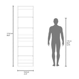 Closet Eco Kronos 55.8x213.4cm con Seis Compartimientos y sin Puertas - CLOSETS | Bylmo