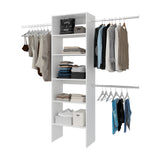 Closet Selt Kronos 63.6x210.1cm con Cinco Compartimientos y sin Puertas - CLOSETS | Bylmo