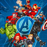 Juego de Sábanas Infantil Core Disney Azul Oscuro y Blanco para Cama Sencilla 100 X 190 Cm de Avengers - SABANAS | Bylmo