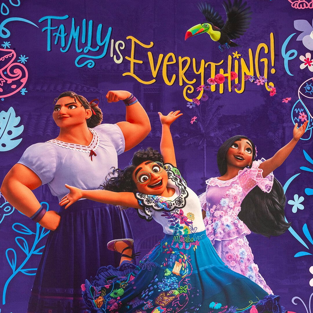 Juego de Sábanas Infantil Core Disney Azul Oscuro y Azul Claro para Cama Semidoble 120 X 190 Cm de Encanto - SABANAS | Bylmo