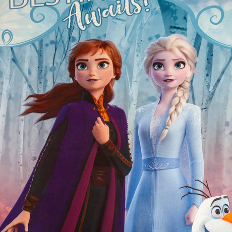 Juego de Sábanas Infantil Core Disney Azul Celeste para Cama Doble 140 X 190 Cm de Frozen - SABANAS | Bylmo
