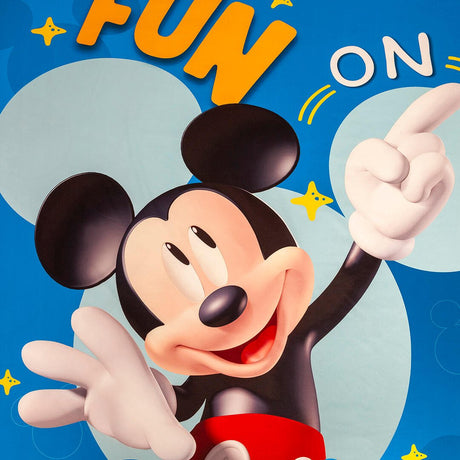 Juego de Sábanas Infantil Core Disney Azul y Multicolor para Cama Sencilla 100 X 190 Cm de Mickey - SABANAS | Bylmo