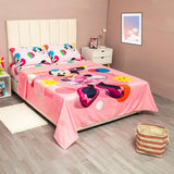 Juego de Sábanas Infantil Core Disney Rosado para Cama Sencilla 100 X 190 Cm de Minnie - SABANAS | Bylmo