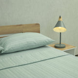 Juego de Sábanas Equilibrio Verde Esmeralda para Cama King 200 X 200 Cm Fondo Entero - SABANAS | Bylmo