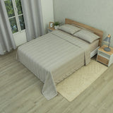 Juego de Sábanas Equilibrio Gris Piedra para Cama King 200 X 200 Cm Fondo Entero - SABANAS | Bylmo