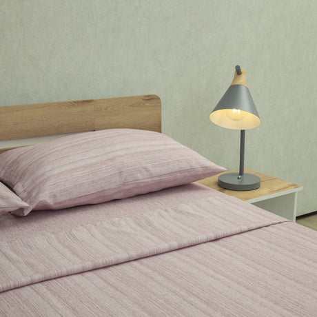 Juego de Sábanas Equilibrio Vino Suave para Cama Queen 160 X 190 Cm Fondo Entero - SABANAS | Bylmo