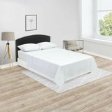 Juego de Sábanas Básica Blanco para Cama Queen 160 X 190 Cm 800 Hilos Fondo Entero - SABANAS | Bylmo