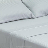 Juego de Sábanas Gris para Cama Queen 160 X 190 Cm 800 Hilos Fondo Entero - SABANAS | Bylmo