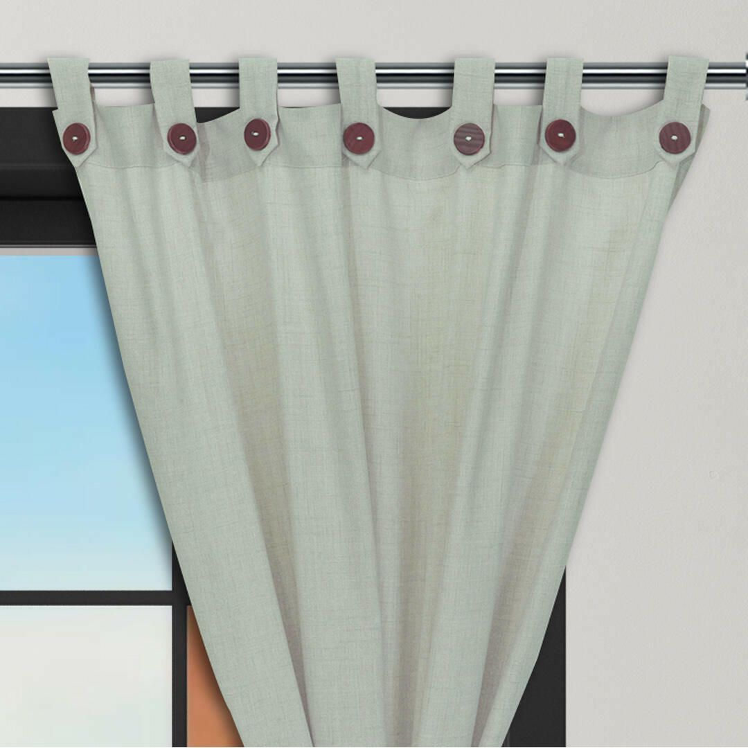 Cortina Lino Ancestral Beige Neutral 220x270cm Fondo Entero - CORTINAS TRADICIONALES | Bylmo