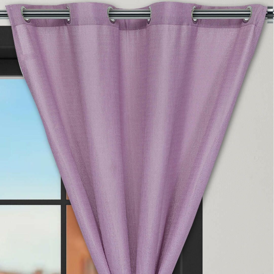 Cortina Ramia Morado 220x270cm Fondo Entero - CORTINAS TRADICIONALES | Bylmo