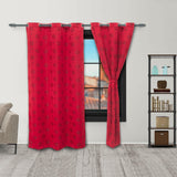 Cortina Yacar Vinotinto 220x270cm de Figuras - CORTINAS TRADICIONALES | Bylmo