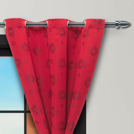 Cortina Yacar Vinotinto 220x270cm de Figuras - CORTINAS TRADICIONALES | Bylmo