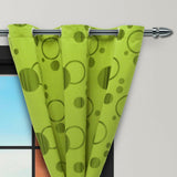 Cortina Yacar Verde 220x270cm de Figuras - CORTINAS TRADICIONALES | Bylmo