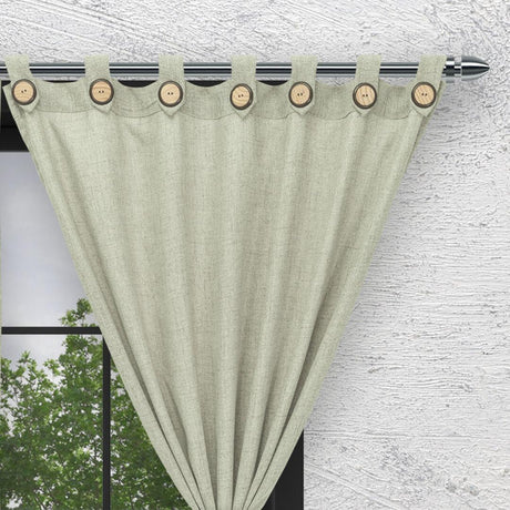 Cortina Arpillera Ancestral Café 220x270cm de Figuras - CORTINAS TRADICIONALES | Bylmo