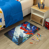 Tapete Disney Azul y Rojo 80x50cm para Dormitorio de Spiderman - TAPETES Y ALFOMBRAS | Bylmo