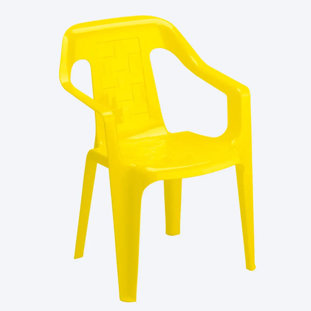 Combo Mesa Infantil Rimax Gris y Amarillo 70.7x50.7cm Cuadrado con Cuatro Sillas - MESAS AUXILIARES | Bylmo