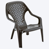 Combo Mesa de Centro Exterior Rimax Wengue 67.6x42.5cm Rectangular con Dos Sillas Playeras - MESAS DE EXTERIOR | Bylmo