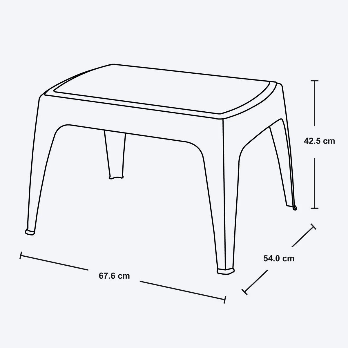 Combo Playero Rimax Wengue 69x46.7cm con Dos Camas Asoleadoras Dos Sillas Playeras y Una Mesa de Centro - SILLAS DE EXTERIOR | Bylmo