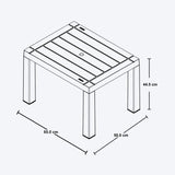Combo Piscina Rimax Moca 57.5x29cm con Dos Camas Asoleadoras Dos Sillas Playeras y Una Mesa de Centro Recatangular - SILLAS DE EXTERIOR | Bylmo