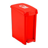 Basurero Rimax Rojo 30x37.5cm de 10 Litros con Tapa de Pedal y con Caneca Interior