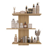 Repisa para Baños Flotante Borboleta Fresno Europeo 57.2x59.9cm con Tres Entrepaños - OTROS MUEBLES PARA BANHO | Bylmo