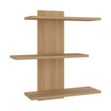 Repisa para Baños Flotante Borboleta Fresno Europeo 57.2x59.9cm con Tres Entrepaños - OTROS MUEBLES PARA BANHO | Bylmo