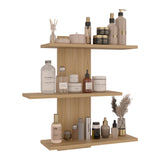 Repisa para Baños Flotante Borboleta Fresno Europeo 57.2x59.9cm con Tres Entrepaños - OTROS MUEBLES PARA BANHO | Bylmo