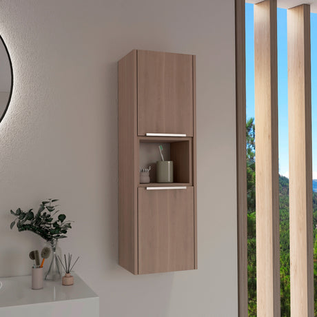 Mueble Auxiliar para Baño Kioto Bardolino 32x104.1cm con Dos Entrepaños - OTROS MUEBLES PARA BANHO | Bylmo