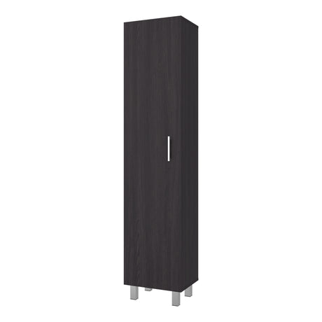 Mueble para Almacenamiento Vintro Wengue 40x180cm con Una Puerta y con Patas - MUEBLES DE ASEO Y ROPAS | Bylmo