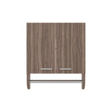 Gabinete de Baño Avellana 45x50cm Rectangular con Dos Puertas con Un Entrepaño - GABINETES DE BANHO | Bylmo