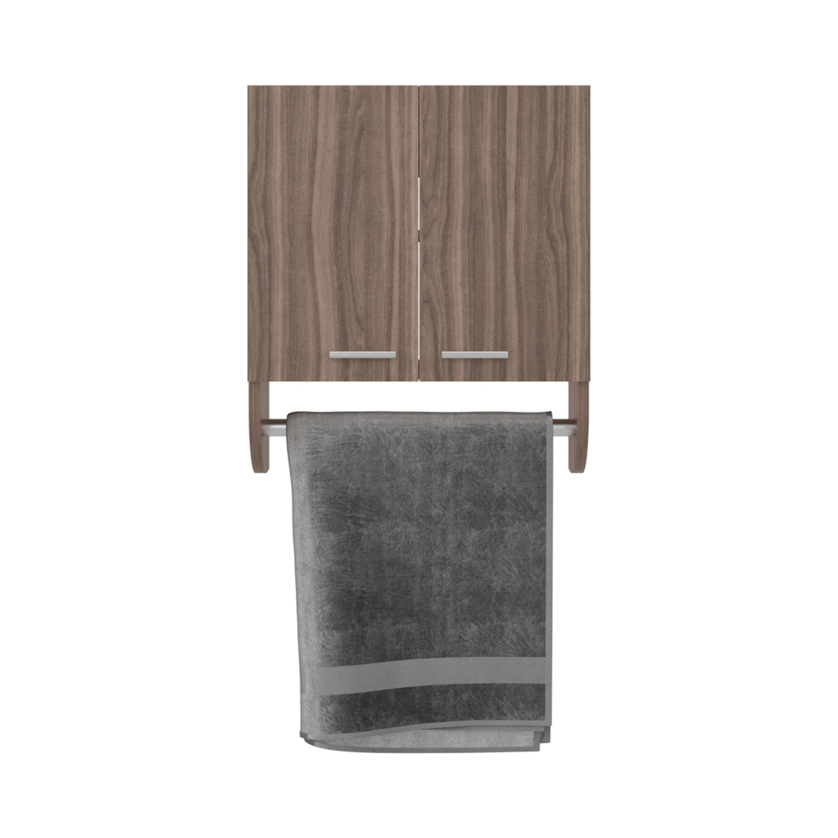 Gabinete de Baño Avellana 45x50cm Rectangular con Dos Puertas con Un Entrepaño - GABINETES DE BANHO | Bylmo