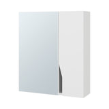 Gabinete de Baño Tiuna Blanco 50x59.1cm Rectangular con Dos Puertas con Tres Entrepaños y con Espejo - GABINETES DE BANHO | Bylmo