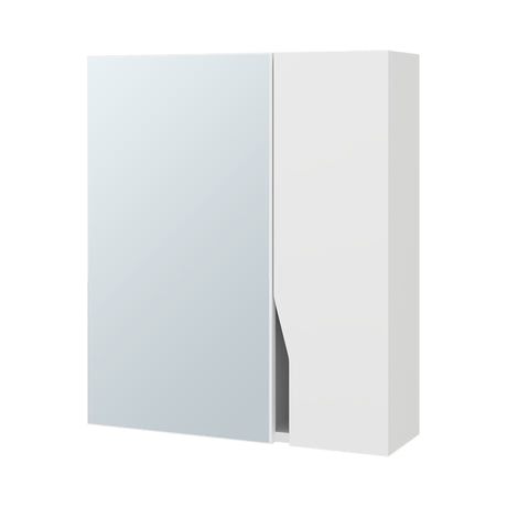 Gabinete de Baño Tiuna Blanco 50x59.1cm Rectangular con Dos Puertas con Tres Entrepaños y con Espejo - GABINETES DE BANHO | Bylmo