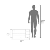 Mesa de Centro Arion Fresno Europeo 91x42cm Rectangular con Compartimiento - MESAS DE CENTRO | Bylmo