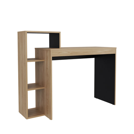 Escritorio Britt Fresno Europeo y Blanco 110x90cm sin Cajones - ESCRITORIOS | Bylmo