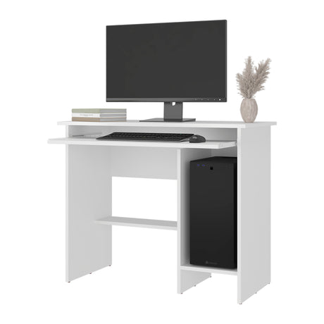 Escritorio Hartland Blanco 90x73.6cm sin Cajones - ESCRITORIOS | Bylmo