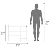 Escritorio Hartland Blanco 90x73.6cm sin Cajones - ESCRITORIOS | Bylmo