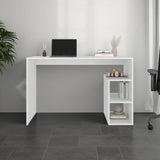 Escritorio Solid Blanco 120x75.6cm sin Cajones y con Organizador de Libros - ESCRITORIOS | Bylmo
