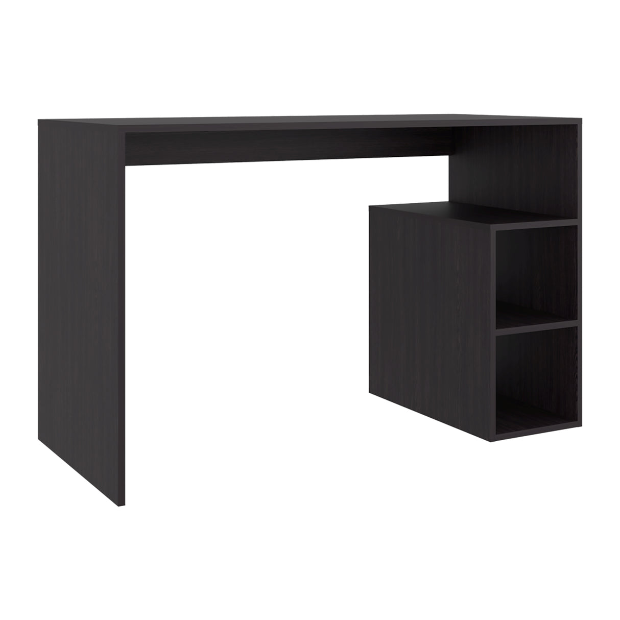 Escritorio Solid Wengue 120x75.6cm sin Cajones y con Organizador de Libros - ESCRITORIOS | Bylmo