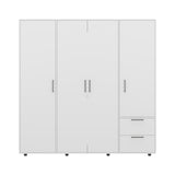 Closet Vance Blanco 200x200cm con Dos Cajones y Cuatro Puertas - CLOSETS | Bylmo