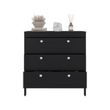 Cajonera Newcastle Wengue 80x84cm de Tres Hileras con Tres Cajones - CAJONERAS Y COMODAS | Bylmo