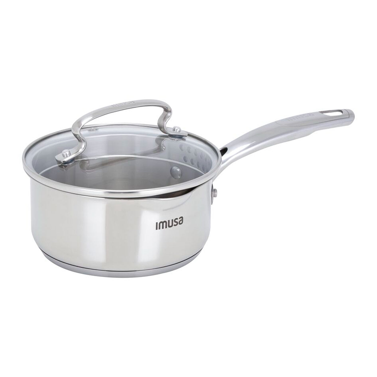 Batería de Cocina Imusa Maestro Plateado 54.6x28.8cm con Tapa - OLLAS Y SARTENES | Bylmo