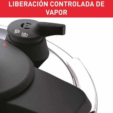 Olla a Presión Tefal Clipso Plateado 37x23cm de 6 Litros con Tapa - OLLAS Y SARTENES | Bylmo