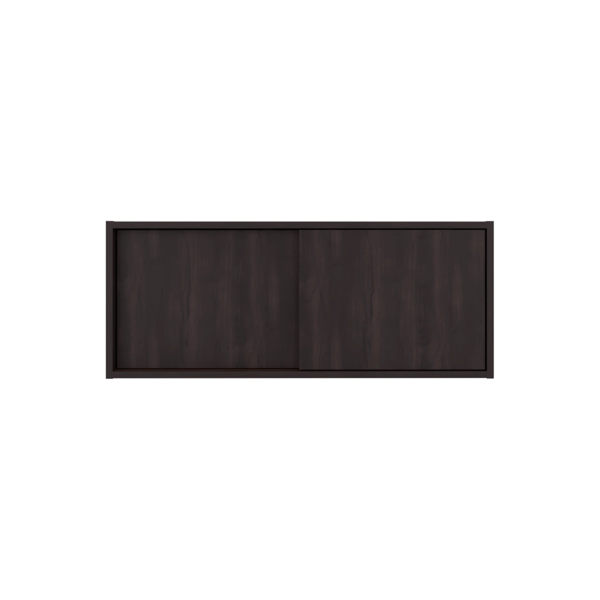 Gabinete de Oficina Office Nogal 81x33cm Rectangular Flotante - BIBLIOTECAS Y ESTANTERIAS | Bylmo