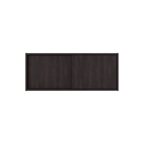 Gabinete de Oficina Office Nogal 81x33cm Rectangular Flotante - BIBLIOTECAS Y ESTANTERIAS | Bylmo