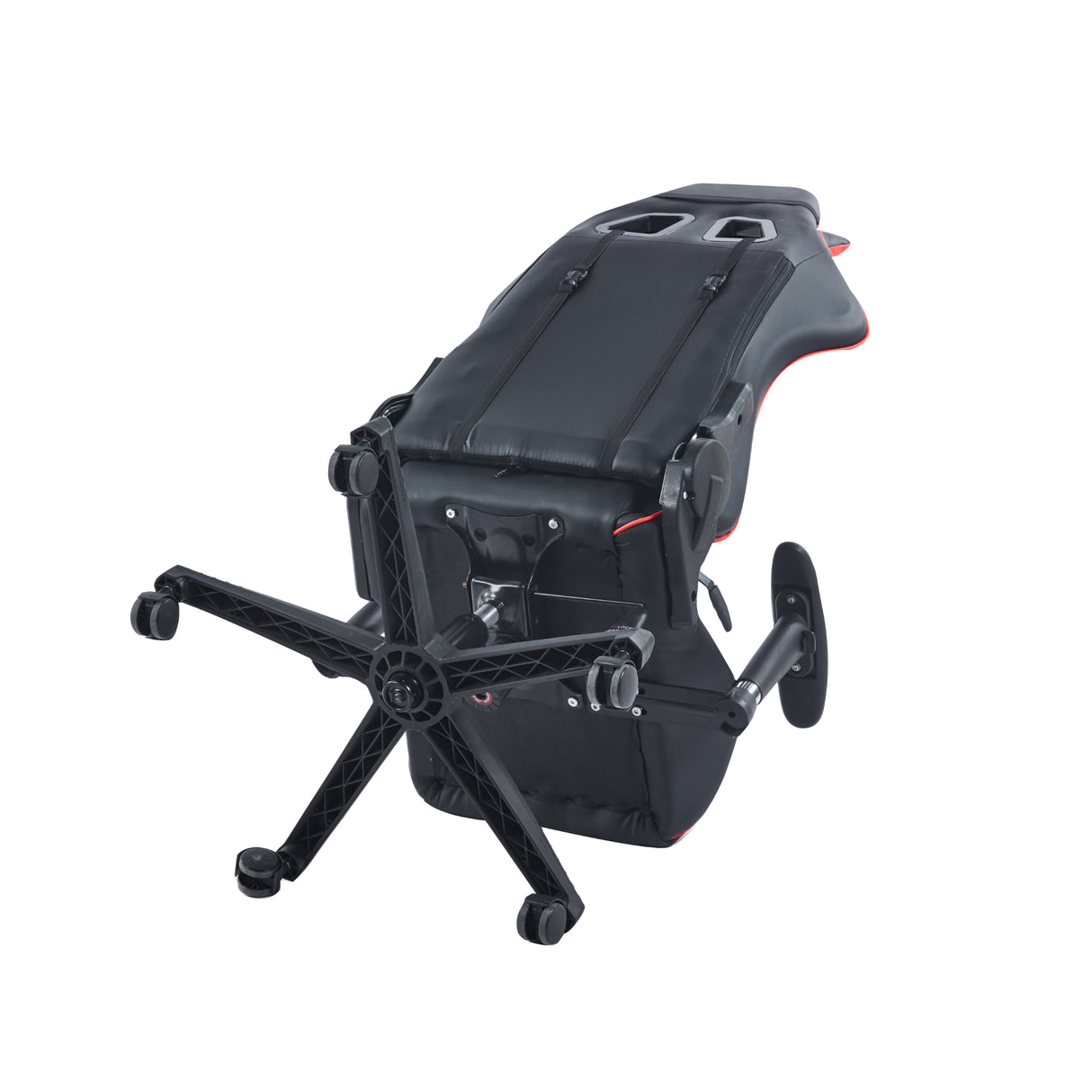 Silla Gamer Nova Negro y Rojo 53x137cm Reclinable con Soporte Lumbar y Apoya Cabezas - SILLAS DE OFICINA | Bylmo